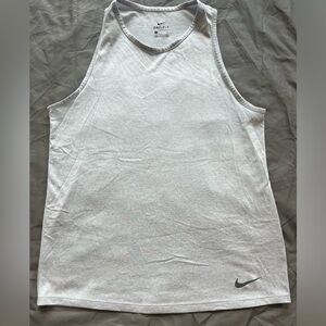 #56 Nike Dri-Fit Light Gray Tank Top Size S
